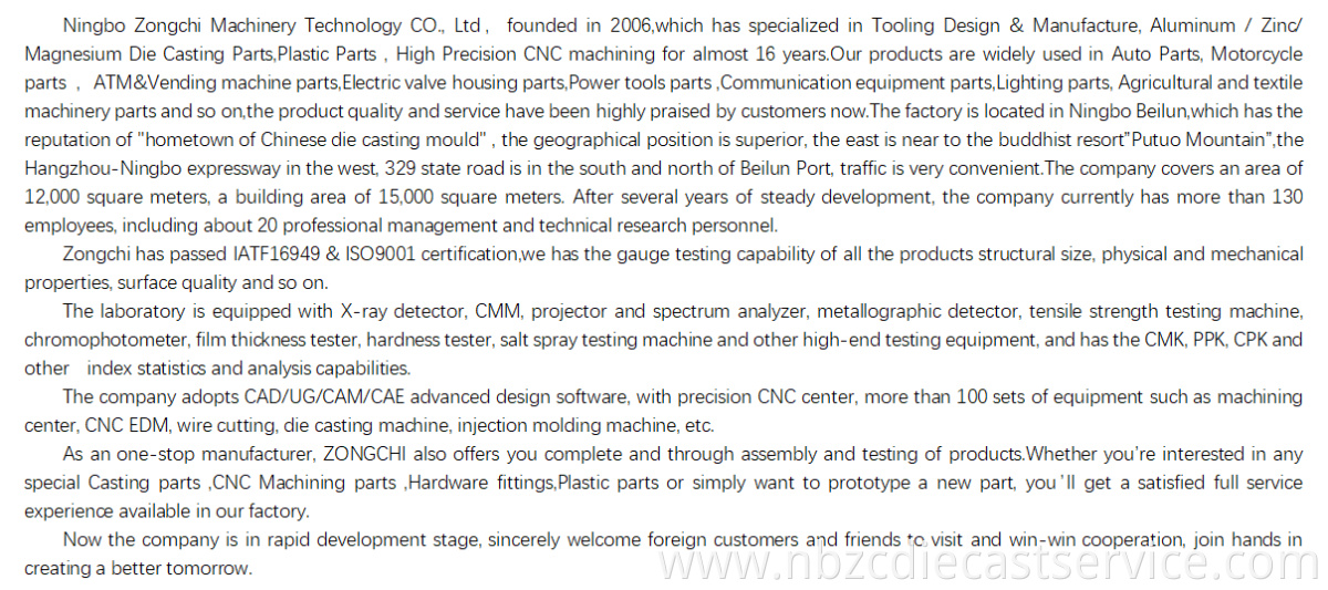 ODM Service Custom Aluminium Metal Die Casting Parts ODM High Precision Aluminum Alloy Die Casting Accessories